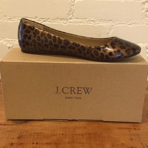 J Crew tortoise ballet flats